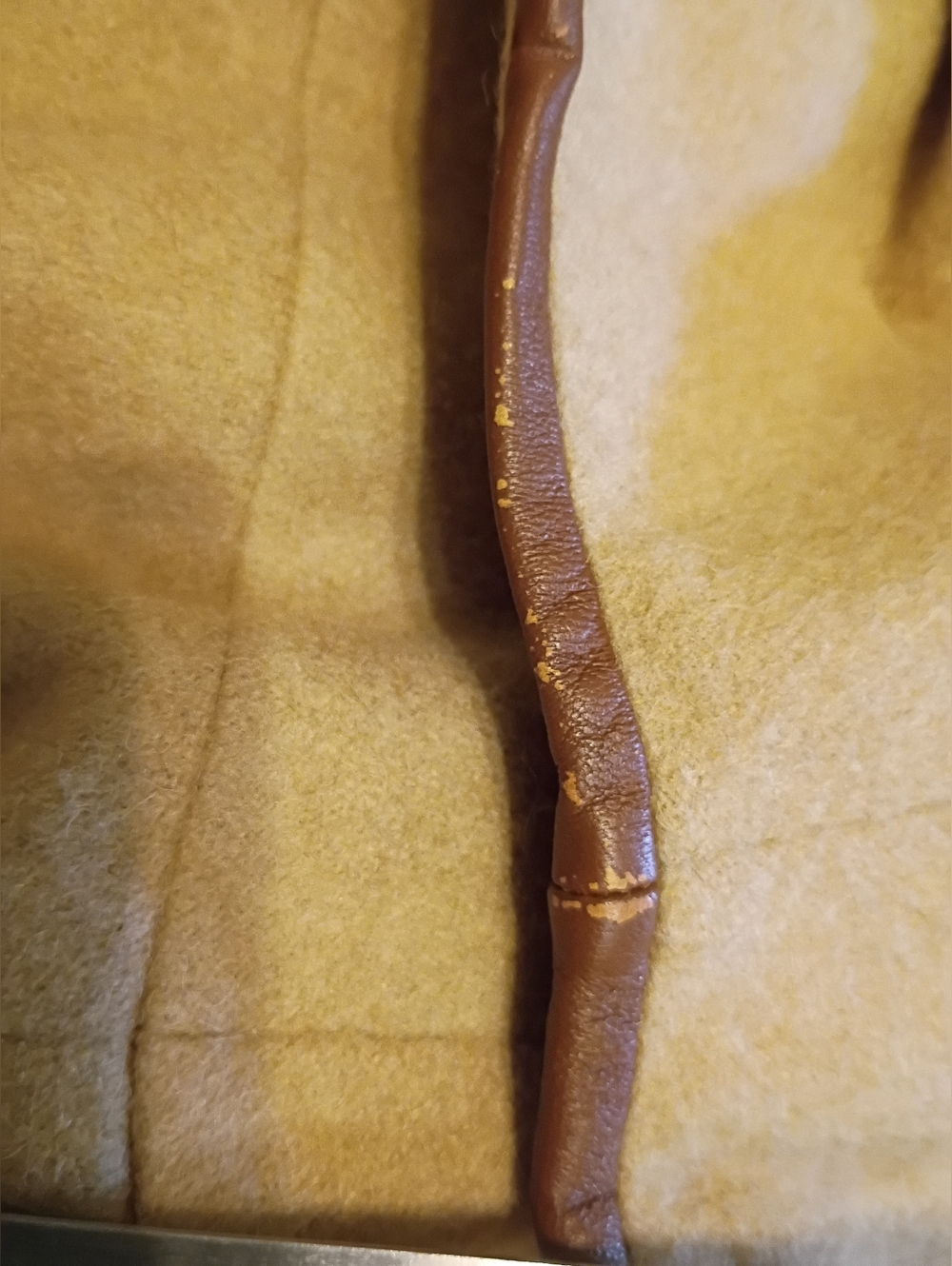 VTG Talbots Camel Hair Maxi A-Line Skirt Sz 12 - Picture 8 of 8